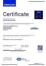 Certificate of Quality Management