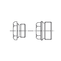 Light-duty hexagon head screw plugs