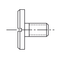 Slotted pan head screws with large head